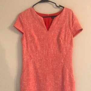 Banana Republic Cap Sleeve Tangerine Dress